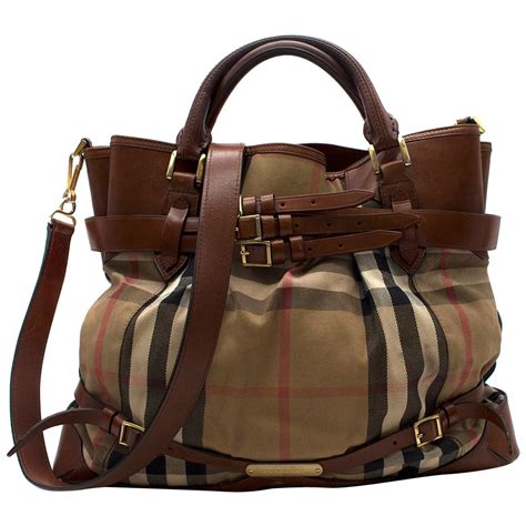 burberry red nova check crossbody bag|Burberry checked canvas tote bag.